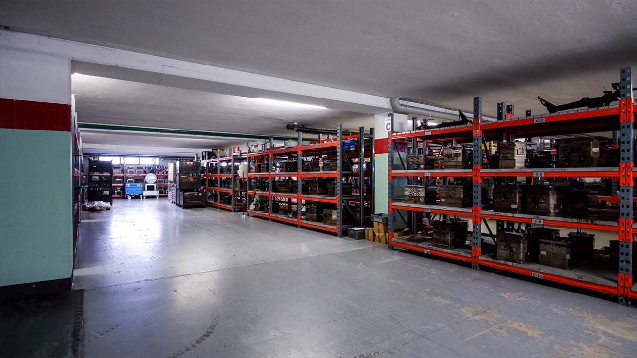 Magazzino stampi e stoccaggio materie prime di Cavagna Pressofusioni